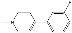  1-Methyl-4-(3-fluorophenyl)-1,2,3,6-tetrahydropyridine