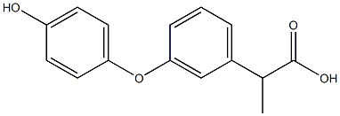 2-[3-(4-Hydroxyphenyloxy)phenyl]propanoic acid
