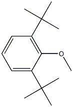 2,6-Di-tert-butylanisole 结构式