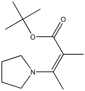 2-Methyl-3-(pyrrolidin-1-yl)-2-butenoic acid tert-butyl ester