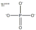Phosphoric acid titanium(III) salt Structure
