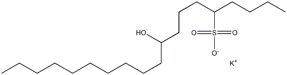 9-Hydroxynonadecane-5-sulfonic acid potassium salt
