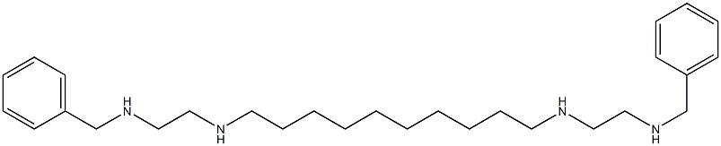 N,N'-Bis(2-benzylaminoethyl)-1,10-decanediamine,,结构式