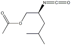 [S,(-)]-2-Isocyanato-4-methyl-1-pentanol acetate