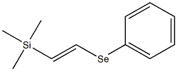 Phenyl[(E)-2-(trimethylsilyl)vinyl] selenide Struktur