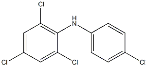 2,4,6-Trichlorophenyl 4-chlorophenylamine 结构式