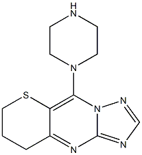 8,9-Dihydro-5-(piperazin-1-yl)-7H-thiopyrano[3,2-d][1,2,4]triazolo[1,5-a]pyrimidine
