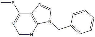 9-Benzyl-6-methylthio-9H-purine Structure