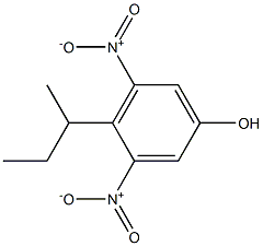 4-sec-Butyl-3,5-dinitrophenol Structure