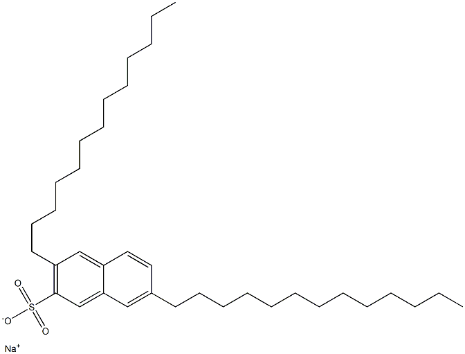  3,7-Ditridecyl-2-naphthalenesulfonic acid sodium salt