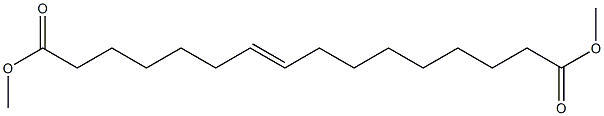7-Hexadecenedioic acid dimethyl ester Struktur