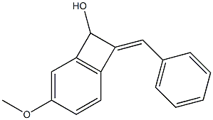  4-Methoxy-8-[(E)-benzylidene]bicyclo[4.2.0]octa-1(6),2,4-trien-7-ol