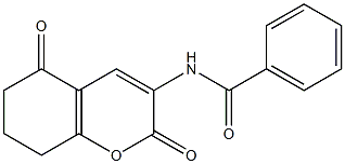 7,8-Dihydro-3-(benzoylamino)-2H-1-benzopyran-2,5(6H)-dione