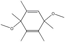  3,6-Dimethoxy-1,2,3,4,6-pentamethyl-1,4-cyclohexadiene