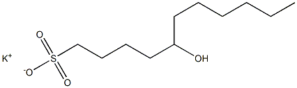  5-Hydroxyundecane-1-sulfonic acid potassium salt