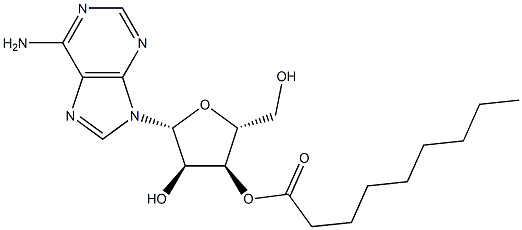 3'-O-Nonanoyladenosine,,结构式
