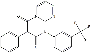 1-[3-(Trifluoromethyl)phenyl]-3-phenyl-1,9a-dihydro-2H-pyrimido[1,2-a]pyrimidine-2,4(3H)-dione 结构式