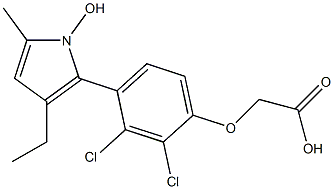 [4-(1-Hydroxy-3-ethyl-5-methyl-1H-pyrrol-2-yl)-2,3-dichlorophenoxy]acetic acid