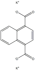 1,4-ナフタレンジカルボン酸ジカリウム 化学構造式