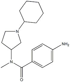 4-Amino-N-(1-cyclohexylpyrrolidin-3-yl)-N-methylbenzamide