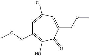  5-Chloro-2-hydroxy-3,7-bis(methoxymethyl)cyclohepta-2,4,6-trien-1-one