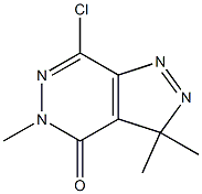  3,3,5-Trimethyl-7-chloro-3H-pyrazolo[3,4-d]pyridazin-4(5H)-one