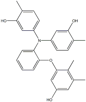 N,N-Bis(3-hydroxy-4-methylphenyl)-2-(5-hydroxy-2,3-dimethylphenoxy)benzenamine