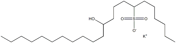 11-Hydroxydocosane-7-sulfonic acid potassium salt|