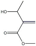 2-(1-ヒドロキシエチル)アクリル酸メチル 化学構造式
