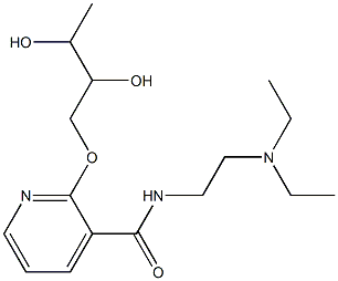 2-(2,3-Dihydroxybutoxy)-N-[2-(diethylamino)ethyl]-3-pyridinecarboxamide