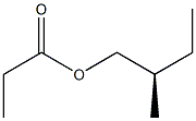 (R)-2-メチル-1-ブタノールプロピオナート 化学構造式