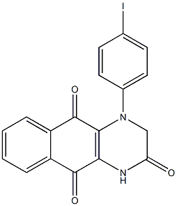 3,4-Dihydro-4-[4-iodophenyl]benzo[g]quinoxaline-2,5,10(1H)-trione