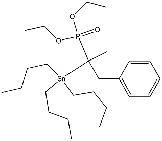 1-Tributylstannyl-1-benzylethylphosphonic acid diethyl ester|