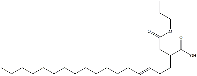 2-(3-Heptadecenyl)succinic acid 1-hydrogen 4-propyl ester,,结构式