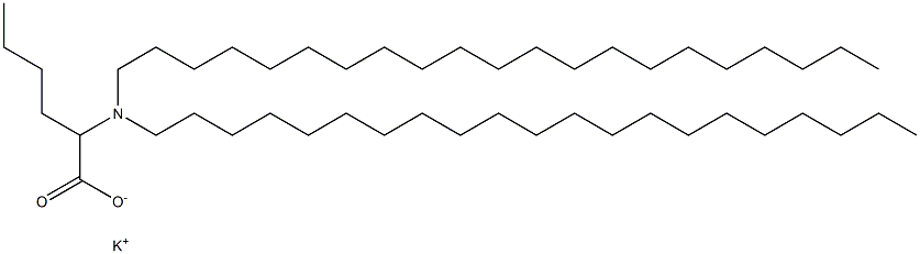 2-(Dihenicosylamino)hexanoic acid potassium salt Structure