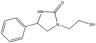 3-(2-Mercaptoethyl)-5-phenylimidazolidin-2-one Struktur