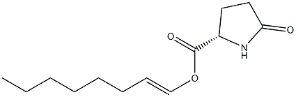 (S)-5-オキソピロリジン-2-カルボン酸1-オクテニル 化学構造式