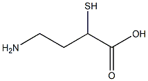 4-Amino-2-mercaptobutyric acid 结构式