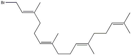 1-Bromo-3,7,11,15-tetramethyl-2,6,10,14-hexadecatetrene Structure