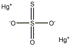 Mercury(I) thiosulfate Struktur