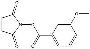 3-メトキシ安息香酸スクシンイミジル 化学構造式