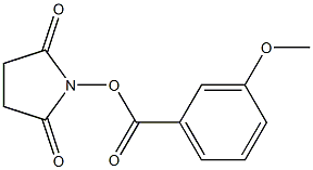 3-Methoxybenzoic acid succinimidyl ester,,结构式