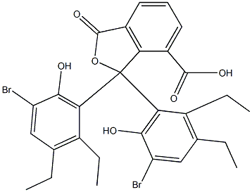 1,1-Bis(5-bromo-2,3-diethyl-6-hydroxyphenyl)-1,3-dihydro-3-oxoisobenzofuran-7-carboxylic acid