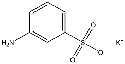 3-Aminobenzenesulfonic acid potassium salt Structure