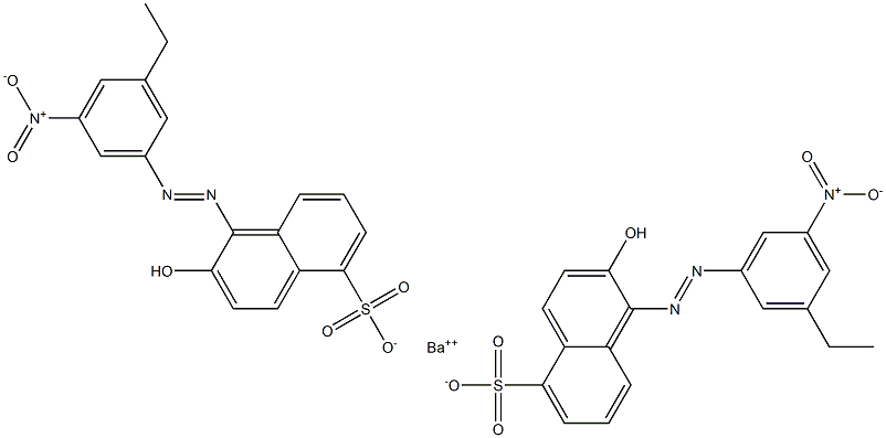 Bis[1-[(3-ethyl-5-nitrophenyl)azo]-2-hydroxy-5-naphthalenesulfonic acid]barium salt|