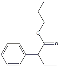2-Phenylbutanoic acid propyl ester Struktur