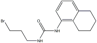 1-(3-Bromopropyl)-3-(5,6,7,8-tetrahydronaphthalen-1-yl)urea Structure