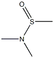 N,N-ジメチルメタンスルフィンアミド 化学構造式