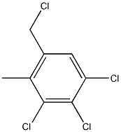 1,2,3-Trichloro-4-methyl-5-(chloromethyl)benzene 结构式