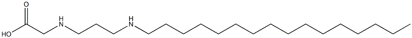 N-[3-(ヘキサデシルアミノ)プロピル]アミノ酢酸 化学構造式